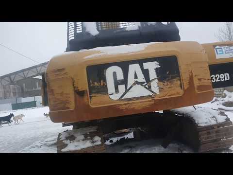 Видео: Cat329 неработает поворот.  Сат 320 глохнет при нагрузке