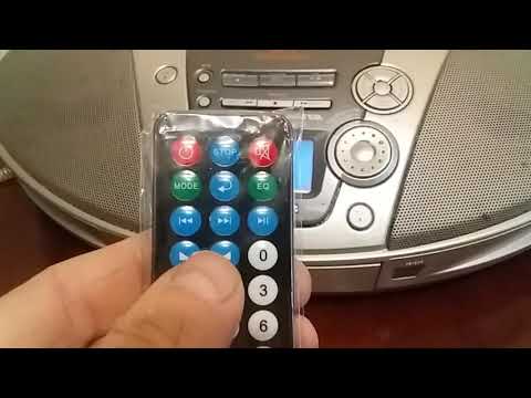 Видео: Panasonic RX-ES29 (3) Часть 2. USB/mSD/FM/AUX/Bluetooth/Remote control.