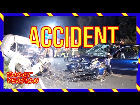 Видео: Две машины столкнулись лоб в лоб на месте пожарные, полиция, скорая помощь и вертолет скорой помощи.