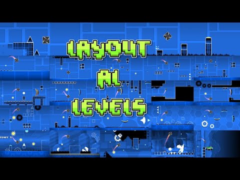 Видео: layout all official levels. лаяут всех оффициальных уровней в ГД