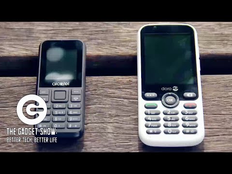 Видео: Дешевые против дорогих «тупых» телефонов: DORO 7010 против ALCATEL 1068D | The Gadget Show