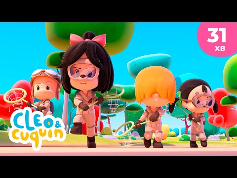 Видео: Клео та Кукiн 👻 Мисливці на привидів 👻 Улюблені дитячі мультики 🎬 Cleo & Cuquin
