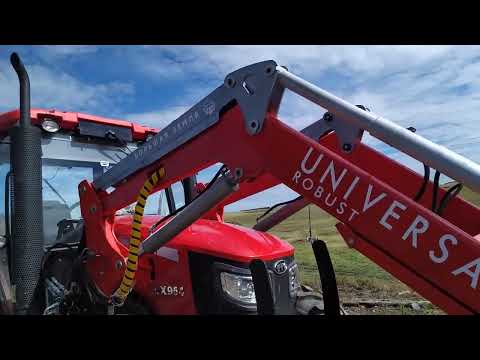 Видео: китаец,LX954 YTO установлен Кун с джойстиком