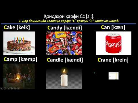 Видео: Дарси дуюми фонетика забони англисӣ. Қоидаҳои ҳарфҳои 'B', 'C' ва 'D'