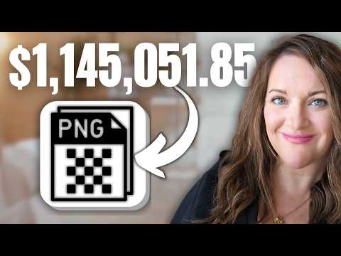 Видео: Как я заработал 47 тыс. долларов в месяц, продавая PNG-дизайны на Etsy (скопируйте это)