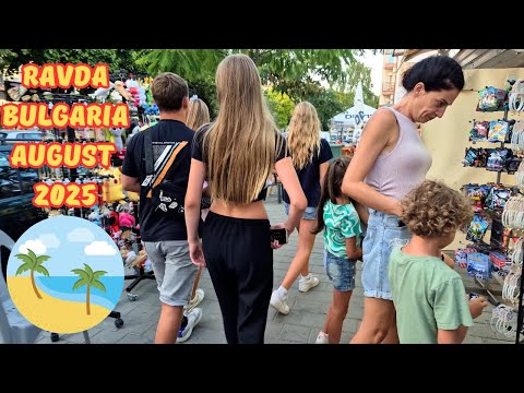 Видео: 🚶‍♂️ Разходка из сърцето на Равда 🏖️✨ 🚶‍♂️ Walking Through the Heart of Ravda 🏖️✨