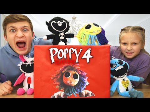 Видео: Ярнаби, Хагги Вагги, Кошмарные зверьки 🎁 Тима и Эмма открывают Poppy Playtime 4 БОКС