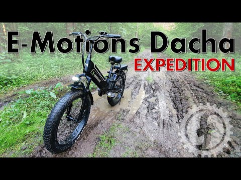 Видео: Электрофэтбайк E-motions Dacha (Дача) Expedition 500W 48V 13.6Ah