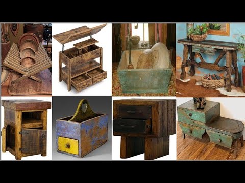 Видео: Возрождение забытых старых деревянных изделий для домашнего декора и декоративных элементов