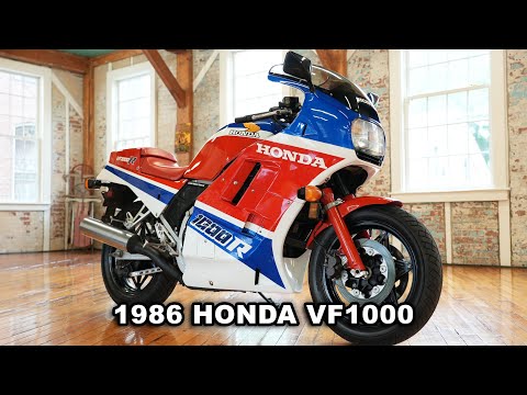 Видео: 1986 ХОНДА VF1000R