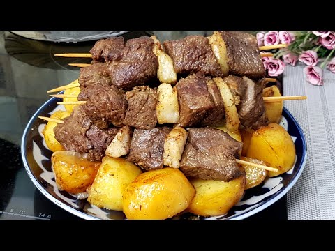 Видео: Шашлык+Кебаб в казане! Потрясающее Блюда на обед или на ужин!