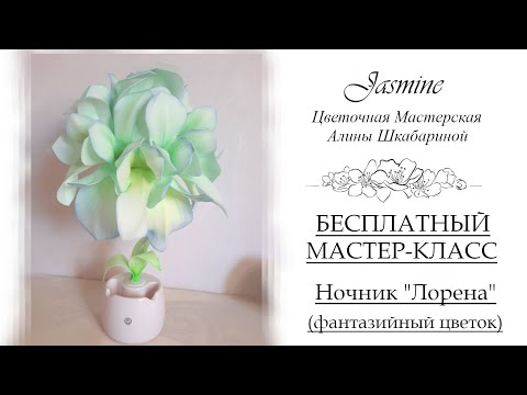 Видео: БЕСПЛАТНЫЙ МАСТЕР-КЛАСС - Ночник "Лорена"