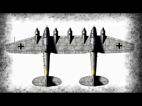 Видео: Гигантский Heinkel 111 Zwilling! Сиамские Близнецы Третьего Рейха