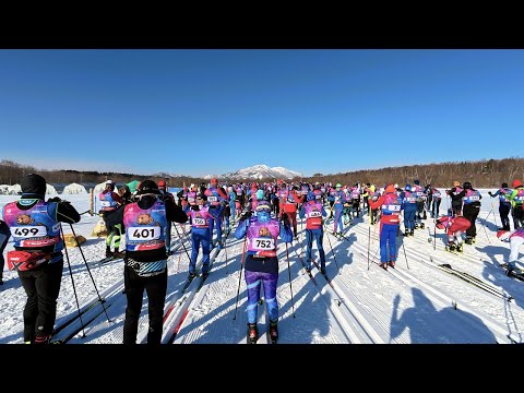 Видео: Сахалинский лыжный марафон 2025