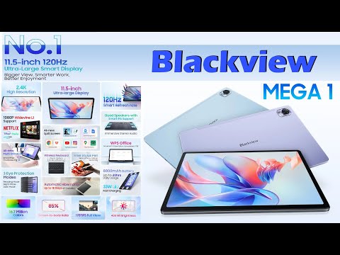 Видео: Blackview Мега 1 - обзор большого полноценного планшета без защиты от воды и падений...