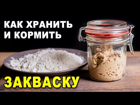 Видео: Как хранить и кормить вечную ржаную закваску для хлеба: кормление восстановление после холодильника