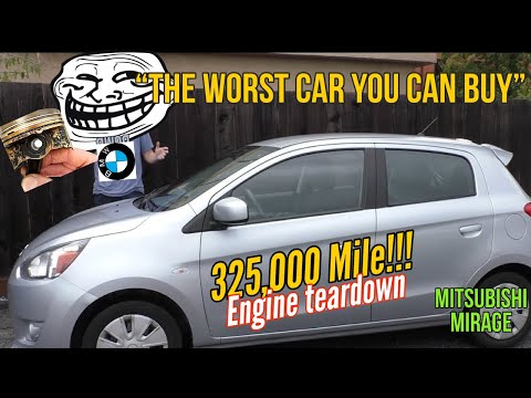 Видео: Разборка двигателя Mitsubishi Mirage на 524 000 км