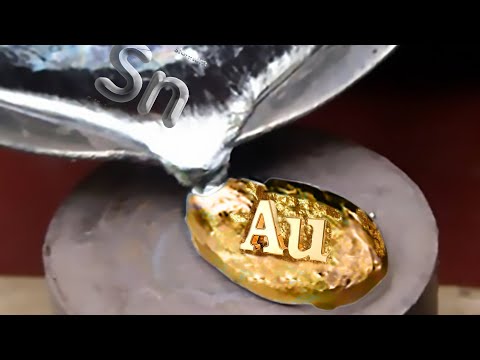 Видео: Золото из припоя.
