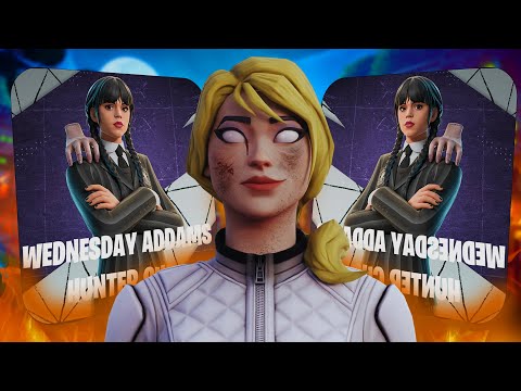 Видео: ВЫИГРАЛИ И ПОЛУЧИЛИ СКИН WEDNESDAY FORTNITE!