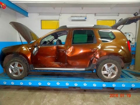 Видео: Renault Duster. повреждения. обзор авто.