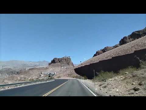 Видео: По дороге на платину Гувера. Невада, США. #usa #nevada #roadtrip 