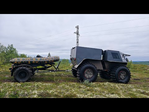 Видео: Вездеход Ветер .испытание и поиск самолёта 