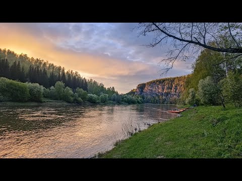 Видео: Сплав по реке Ай на майских праздниках.