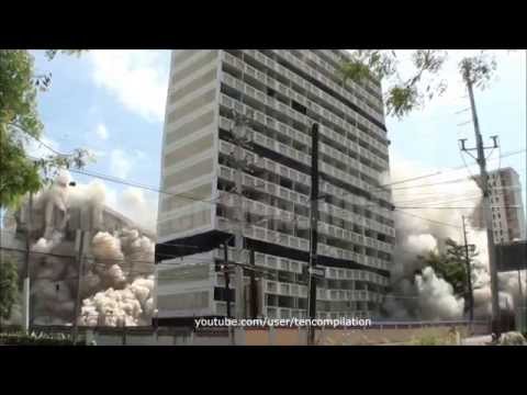 Видео: Подрывы и падения многоэтажных зданий и жилых домов 2!