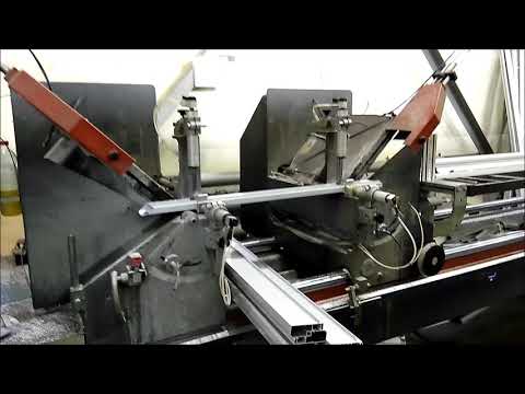 Видео: Нарезка алюминиевого профиля на производстве "Петралюм"