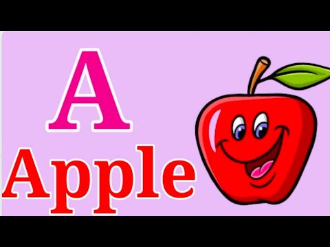Видео: ABCD ll A для яблока 🍎 ll