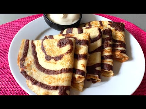 Видео: Блины на кефире! Блины Зебра! Полосатые блины | Zebra pancake recipe