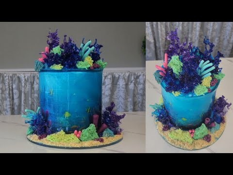 Видео: ТОРТ НЕ УДАЛСЯ!:( | ЖЕЛАТИНОВЫЙ ТОРТ «НА ДНЕ МОРЯ» | Подписчик попросил, и я попробовал! | Учитес...