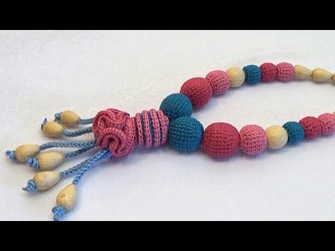 Видео: Слингобусы "Дивоцвет" - Как сделать (МК №10) // Crochet Beads - How to Make Nursing Beads Tutorial