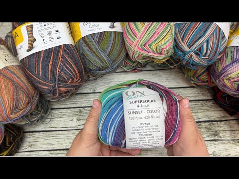 Видео: Посылка с носочной пряжей.