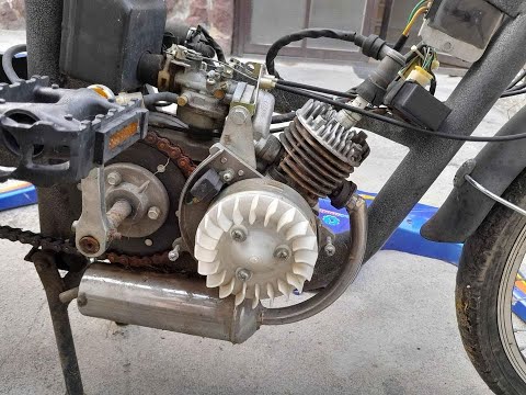 Видео: Мопед Велосипед с Двигателем Которого вы не видели Yakimoto freeride 300B