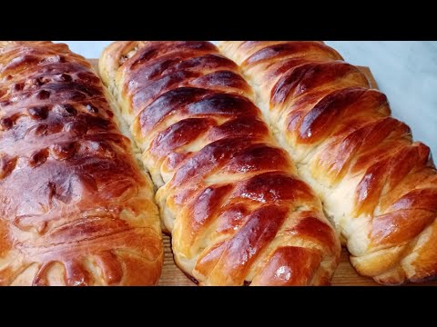 Видео: Вкуснейшие рулеты с изюмом, курагой и орехами! Сдобное тесто для сладкой выпечки!