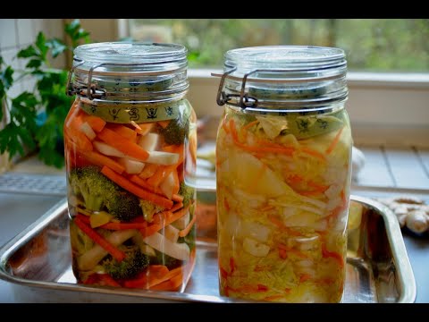 Видео: Брокколины кимчи, брокколи түүхийгээр идэх, пробиотик