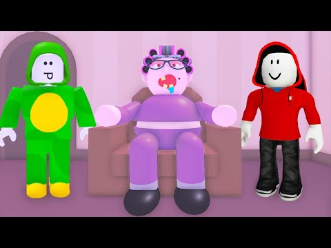 Видео: Побег Из Бабушкиного Дома - Roblox Obby