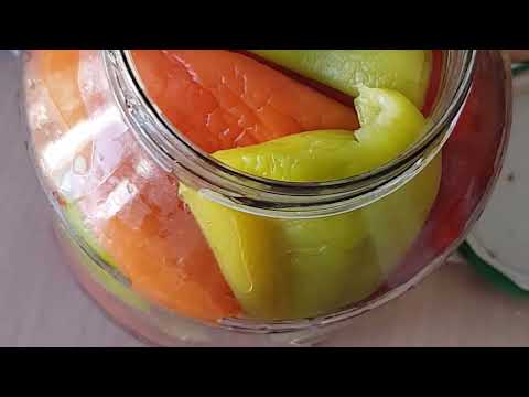 Видео: Сладкий перец на зиму без уксуса // Sweet pepper for winter