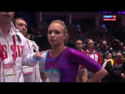 Видео: Дарья Спиридонова. Чемпионка мира 2015 Glasgow. Брусья.