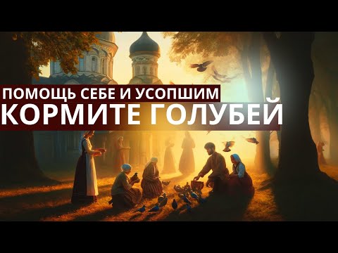 Видео: Кормите голубей для себя и усопших