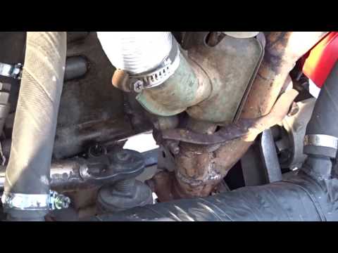 Видео: Самодельный трактор.Кулиса переключения КПП и подогрев двигателя.