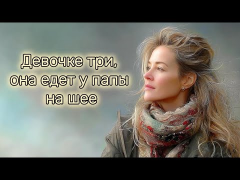 Видео: "Девочке три, она едет у папы на шее" - на стихи Мальвины Матрасовой