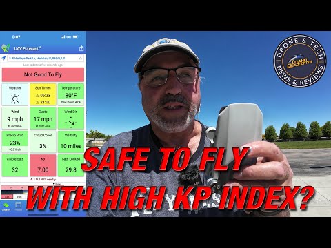 Видео: DJI Mini 4K — высокий индекс KP — вышки сотовой связи — без проблем