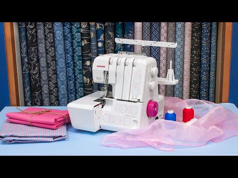 Видео: Janome Excellent Lock 777 - Обзор оверлока