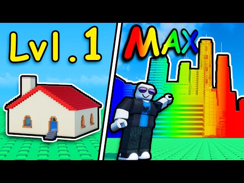 Видео: ПОСТРОЙКА ГОРОДА МАКСИМАЛЬНОГО УРОВНЯ в Roblox mini city tycoon...