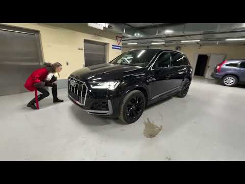 Видео: Audi Q7 45 TDI quattro S-Line 2020 г. Лиса рулит