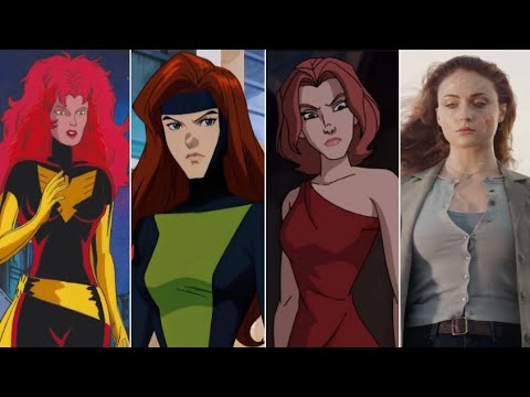 Видео: Эволюция Джин Грей (Темного Феникса) в мультфильмах и кино