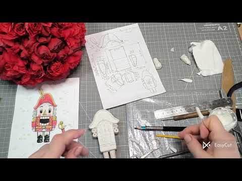 Видео: ЩЕЛКУНЧИК  Игрушка на елку из ваты  Урок 7  Делаем саблю