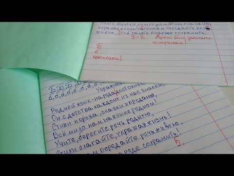 Видео: сравнение отличницы и двоечника... 2 двойки. Проверка тетрадей по родному языку 1 класса📒📖
